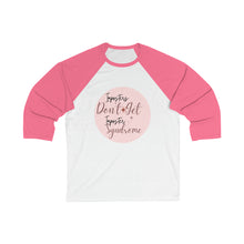 Load image into Gallery viewer, Imposters Don't Get Imposter Syndrome 3/4 Sleeve Baseball Tee