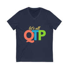 Load image into Gallery viewer, QTP Short Sleeve V-Neck Tee
