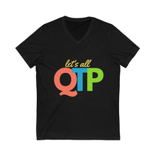 Load image into Gallery viewer, QTP Short Sleeve V-Neck Tee
