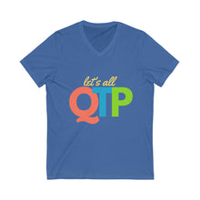 Load image into Gallery viewer, QTP Short Sleeve V-Neck Tee
