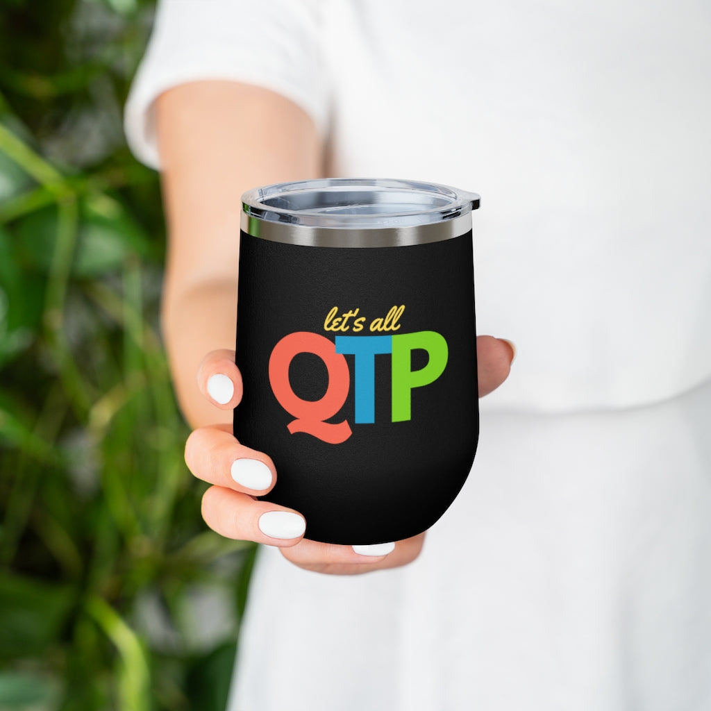 Question the Premise Wine Tumbler